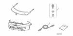 8P35SL0200R1 - Accessory Components: HARDWARE KIT, NOSE MASK for Honda Image