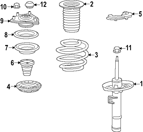 Struts & Components for 2024 Acura Integra #0