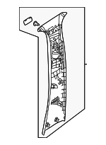 KMV66821002 - Body: Upper Center Pillar Trim for Mazda: CX-70, CX-90 Image