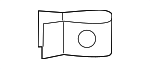 30624206 - Body: Lock Pillar Trim Clip for Volvo Image