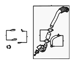 282723N101 - : Inter-Cooler Pipe for Hyundai Image