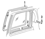 4673192 - Body: Glass for Chrysler: Town &amp; Country | Dodge: Grand Caravan Image