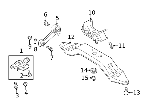 Engine & Trans Mounting for 2021 Subaru WRX #1