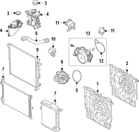 Cooling System for 2023 BMW M5 #0