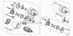 312005BAA02RM - Engine: STARTER, CORE ID (SM-74028) for Honda Image