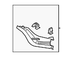 9Y3867608A1E0 - Body: Side Trim for Porsche Image