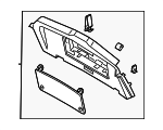 9Y3867973C1E0 - Body: Lower Trim Panel for Porsche Image