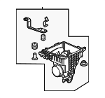 1720164AA00 - Engine: Air Cleaner Body for Honda Image