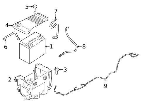 Battery for 2019 Volvo S90 #5