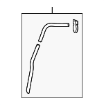 70050T5RA00 - Body: Drain Tube for Honda: Fit Image