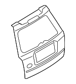 LR005853 - Body: Lift Gate Shell for Land Rover: LR2 Image