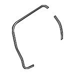 LR044663 - : Weatherstrip for Land-Rover Image