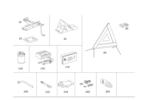 Tools and Accessories for 2010 Mercedes-Benz C300 #0