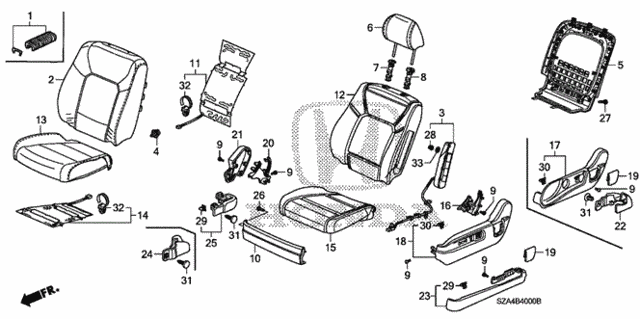 Front Seat (L.) for 2012 Honda Pilot #0
