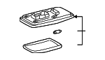636500W021B2 - Body: Dome Lamp Assembly for Toyota Image