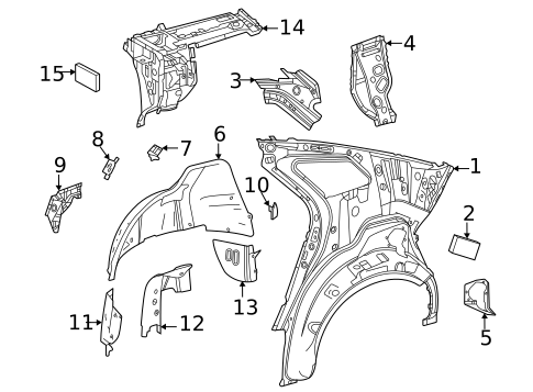 Inner Structure for 2016 Toyota Mirai #0