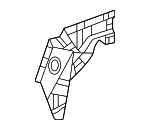 6164762010 - Body: Inner Wheelhouse Pivot for Toyota: Mirai Image