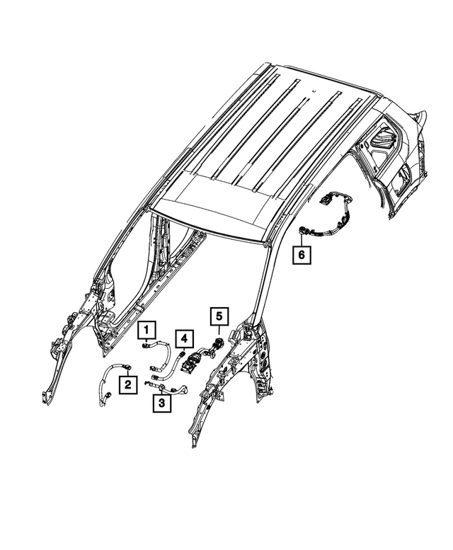 68606775AB - High Voltage Powertrain Systems: High Voltage Wiring Assembly for Jeep: Cherokee, Wagoneer S Image