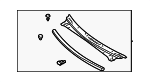 557080C040 - Body: Cowl Grille for Toyota: Sequoia, Tundra Image