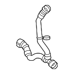 294501600064 - Cooling System: Connector Hose for Mercedes-Benz Image