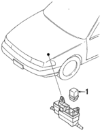 25230C9965 - Electrical: Relay for Nissan: 240SX, 300ZX, Altima, Axxess, Maxima, Stanza Image image
