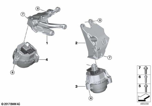 Engine Suspension for 2017 BMW X3 30i #0
