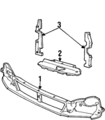 XF2Z8A284AA - Body: Mount Panel for Ford: Windstar Image