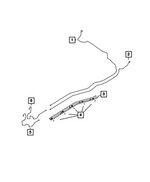 68439563AA - Brakes: Brake Tube for Fiat: 500X | Jeep: Renegade Image