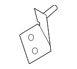 543151PA0A - : Brake Hose Bracket for Nissan: NV1500, NV2500, NV3500 Image