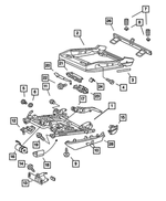 5099076AA - Interior Trim: Seat Cushion Frame for Mopar Image