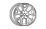 68679916AA - Suspension: Wheel, Alloy for Ram: 1500 Image