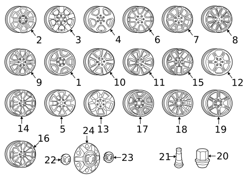 Wheels for 2020 Ram 1500 #0