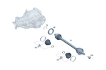 2143500601 - Rear Axle: Rear Axle Shaft for Mercedes-Benz: CLE300, E350, GLC300 Image