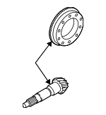 5303039210 - : 2005-2012 Hyundai - Ring &amp; Pinion for Hyundai: Santa Fe, Tucson Image