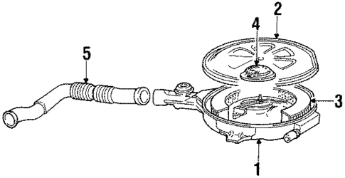 Air Inlet for 1985 Honda Civic #1