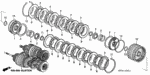 22530RGR003 - Transmission - Automatic: PISTON, CLUTCH for Honda Image