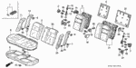 4810SB3000 - Interior/Bumper: C-CLIP SET, TRIM FASTENER (30 PIECES) for Honda Image