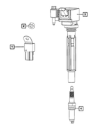 6511724AA - Electrical: Nut for Chrysler: 300, Pacifica, Voyager | Dodge: Grand Caravan | Jeep: Cherokee, Grand Cherokee, Wrangler | Ram: 3500 Image