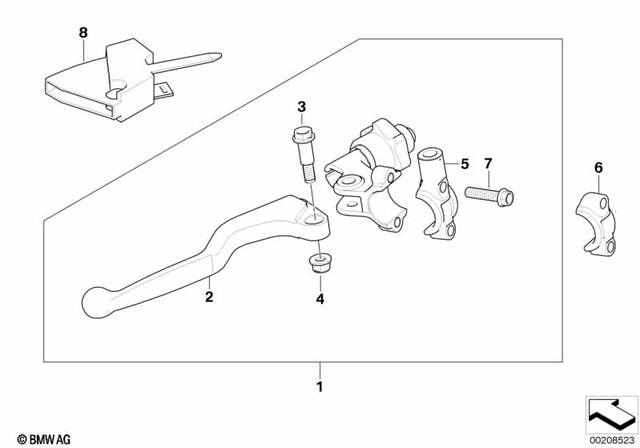 32727711273 - : Clutch Control Assembly   for BMW-Motorrad Image
