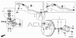 46407STKA01 - Chassis: CLAMP, TUBE for Acura Image