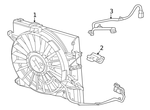 COOLING FAN for 2015 Jaguar XF #0
