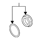 33127607158 - Suspension: Nut Plate for BMW Image