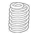 25783733 - Suspension: Coil Spring for Cadillac: Escalade ESV, Escalade EXT | Chevrolet: Avalanche, Suburban 1500, Suburban 2500, Tahoe | GMC: Yukon, Yukon XL 1500, Yukon XL 2500 Image