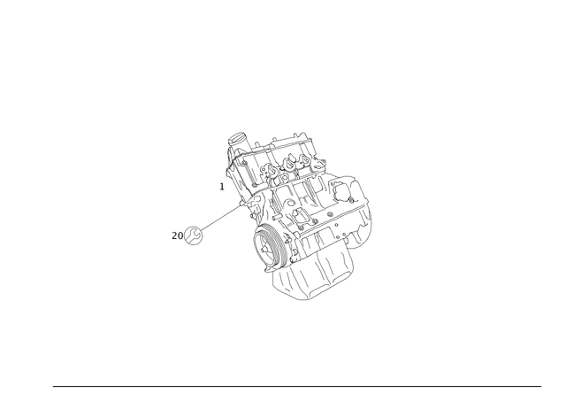 660010050080 - : Remanufactured Long Block Engine for Smart: EQ fortwo, Fortwo Image