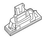 8W6943021A - : License Lamp for Audi: A5 Quattro, A5 Sportback, Q3, Q5, Q5 PHEV, Q5 Sportback, Q7, RS5, RS5 Sportback, S5, S5 Sportback, SQ5, SQ5 Sportback, SQ7 Image