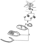 F6DZ13404A - Electrical: Tail Lamp Assembly for Ford: Taurus Image