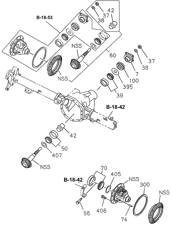 Rear Final Drive (3) for 1997 Honda Passport #0