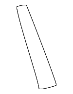 8639026000 - : Black Out Tape for Hyundai: Santa Fe Image