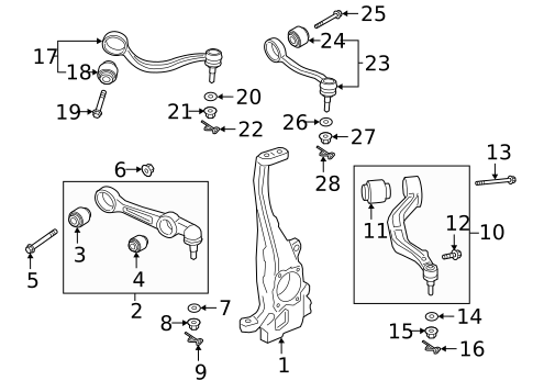 SUSPENSION COMPONENTS for 2019 Kia K900 #0