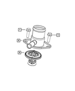 6101982 - Cooling: Hex Head Screw And Washer for Mopar Image